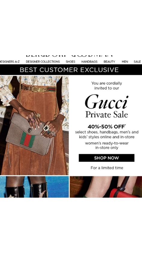 private gucci sale 2018